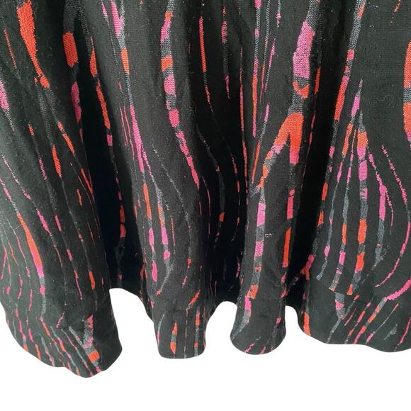 Kenzo Paris Black Pink Mock Neck Knit Sweater Dress size small - Picture 3 of 8